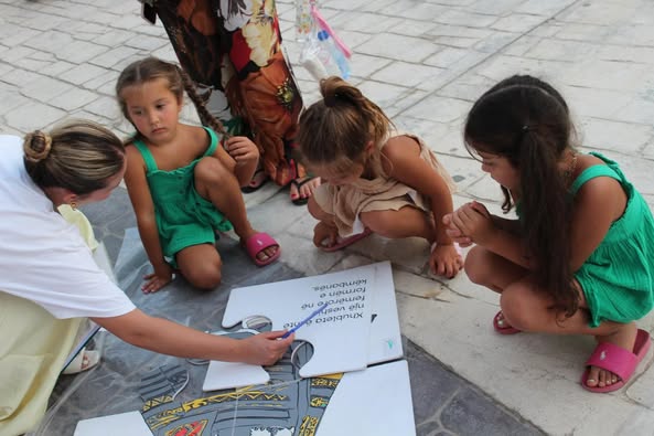 Fëmijë e të rritur mësojnë së bashku mbi xhubletën