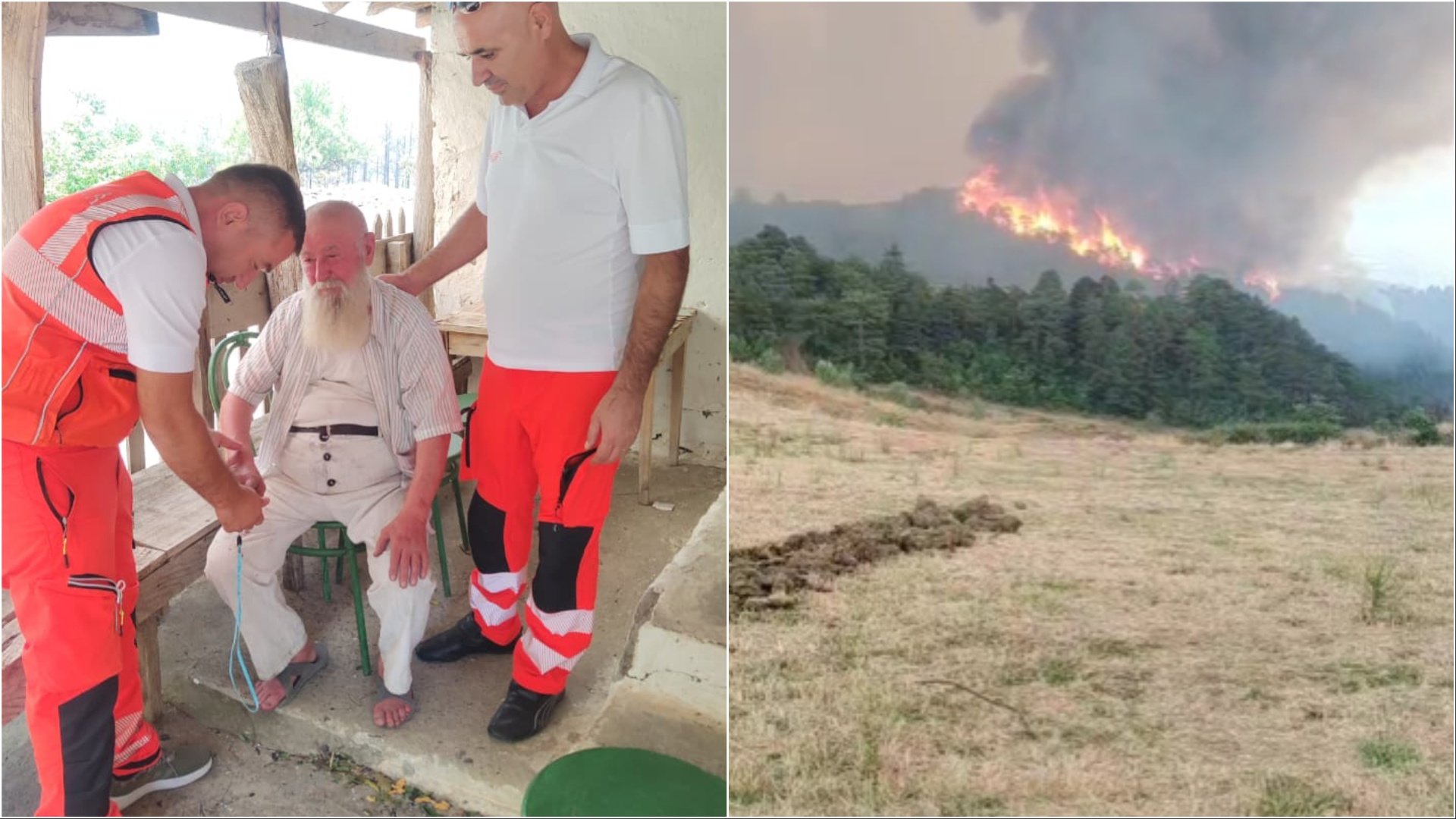 Fotolajm/ Flakët mbulojnë fshatin në Gramsh, banorët marrin ndihmën e parë! Pamje të rënda të bagëtive