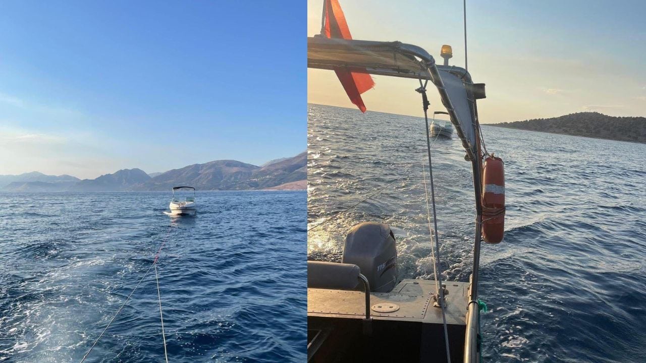 Gomonia pëson defekt në det, turistët bllokohen në Gjirin e Kakomesë