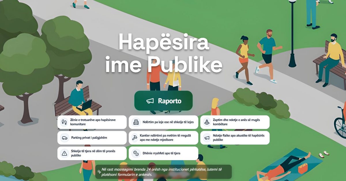 “Hapësira ime Publike”, shqiptarët vërshojnë me denoncimet, 3300 ankesa brenda 2 ditëve të para