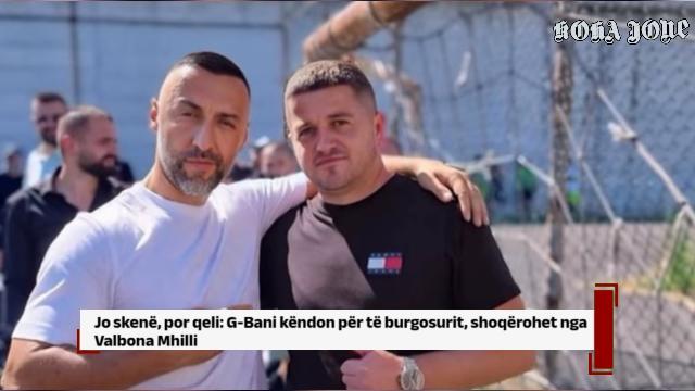 Jo skenë, por qeli: G-Bani këndon për të burgosurit, shoqërohet nga Valbona Mhilli