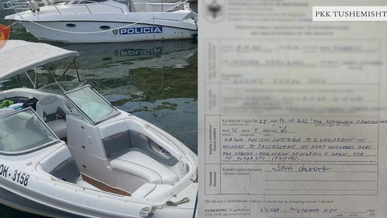 Kaluan vijën liqenore në mënyrë të paligjshme/ Bllokohet mjeti lundrues, me 7 persona në bord, merren masa ligjore