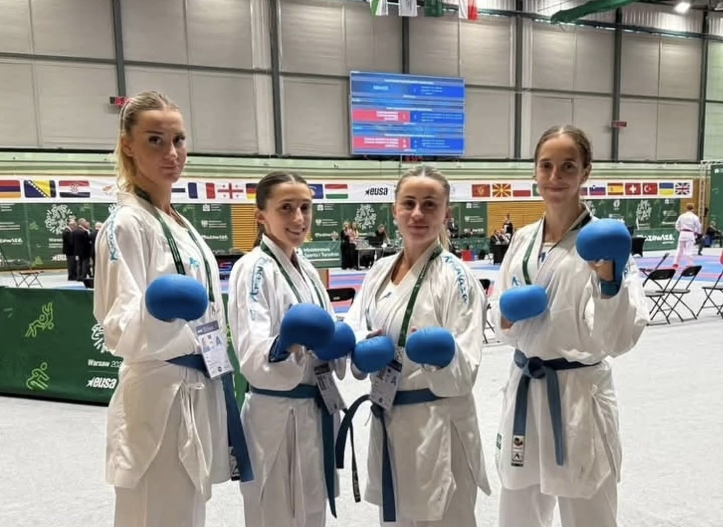 Karatistet e Kosovës fitojnë tri medalje në Europianin Universitar për sportet luftarake