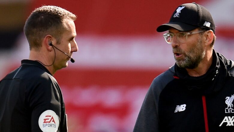 Komente abuzive për Klopp, Federata Angleze pezullon gjyqtarin me 8 javë