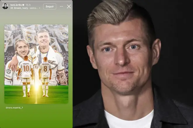 Kur një foto vlen sa 1000 fjalë…; Kroos “bekon” ndërrimin e brezave te Real Madridi