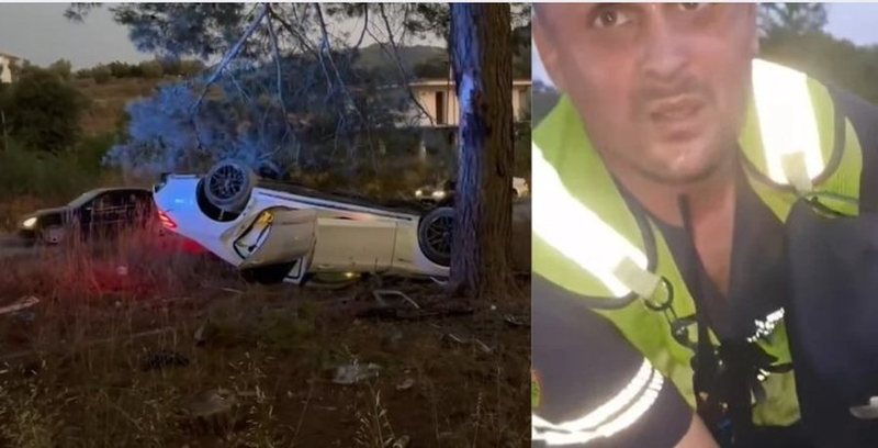Ky është polici “hero”, shpëtoi tre të rinjtë nga aksidenti tragjik (VIDEO)