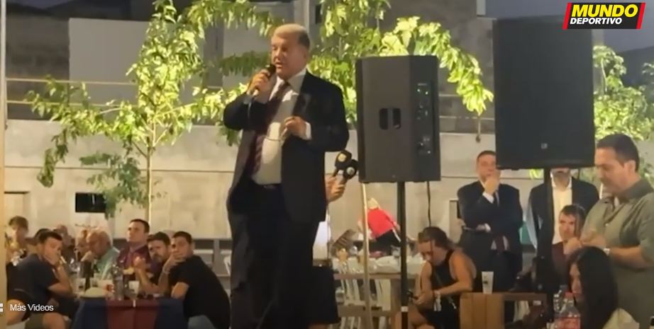 LAJMI I FUNDIT | Laporta njofton lajmin e madh te Barcelona gjatë një eventi, flet edhe për Flick