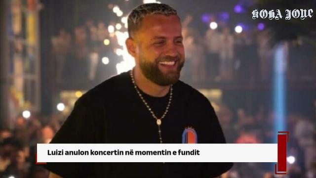 Luizi anulon koncertin në momentin e fundit, çfarë ndodhi…