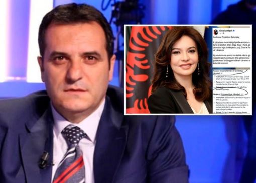 “Mamica e parlamentit ngatërron dekoratën”, Çollaku ironizon Spiropalin: Nga falënderimi për Zelenskin te provokimi rus