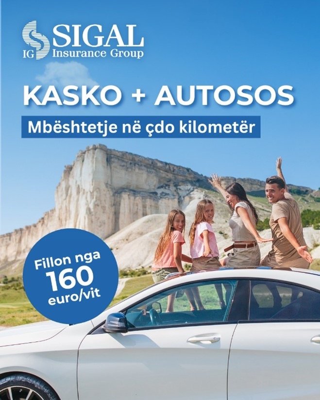 Me SIGAL dhe siguracionin KASKO, udhëtimi juaj bëhet më i sigurt