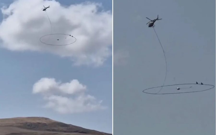 Menduan se po kërkonte një thesar, zbulohet misteri i helikopterit me “unazë gjigante” në Turqi