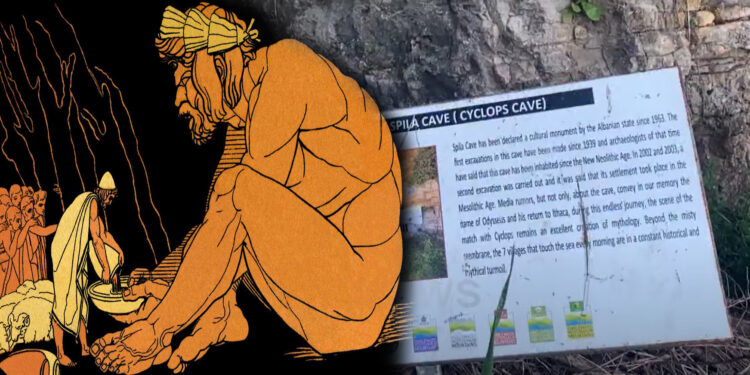 Monument kulture, “Shpella e Ciklopit homerik” mbulohet me dhe’