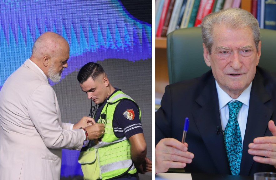 “Mund t’i kishte dhënë edhe “Lopata Ari”/ Dekoratat e Ramës për punonjësit zjarrfikës, ironizon Berisha: Balluku…