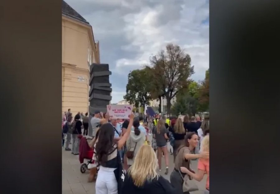 ‘Ndal represioni’/ Diaspora serbe proteston në Vjenë