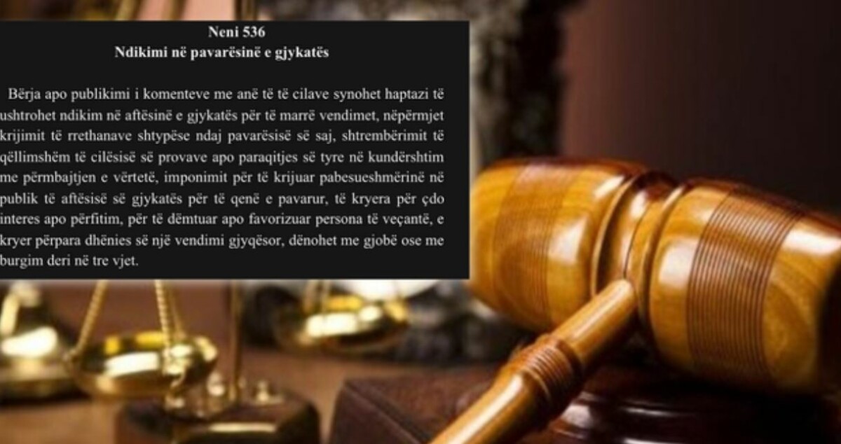 Nenet e reja të Kodit Penal, frymëzuar nga Turqia? Ekspertët paralajmërojnë për rrezik ndaj demokracisë