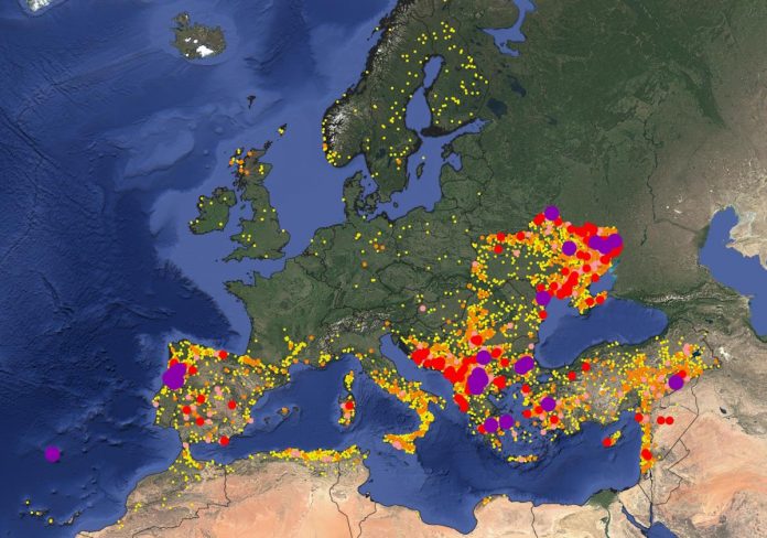 Nga Gadishulli Iberik deri në Ballkan, zjarret djegin gjithë Evropën