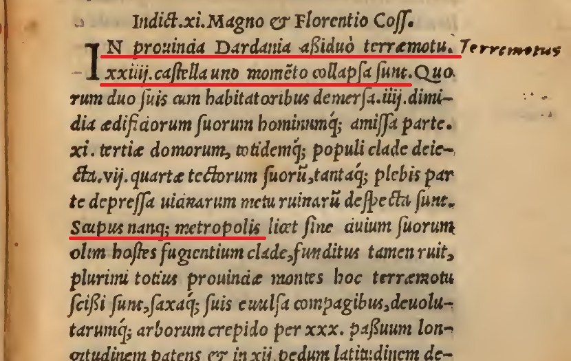 Nga historia e tërmeteve tek ne: Tërmeti i vitit 518 kishte shkatërruar sa hap e mbyll sytë 24 qytete-kështjella të Dardanisë!