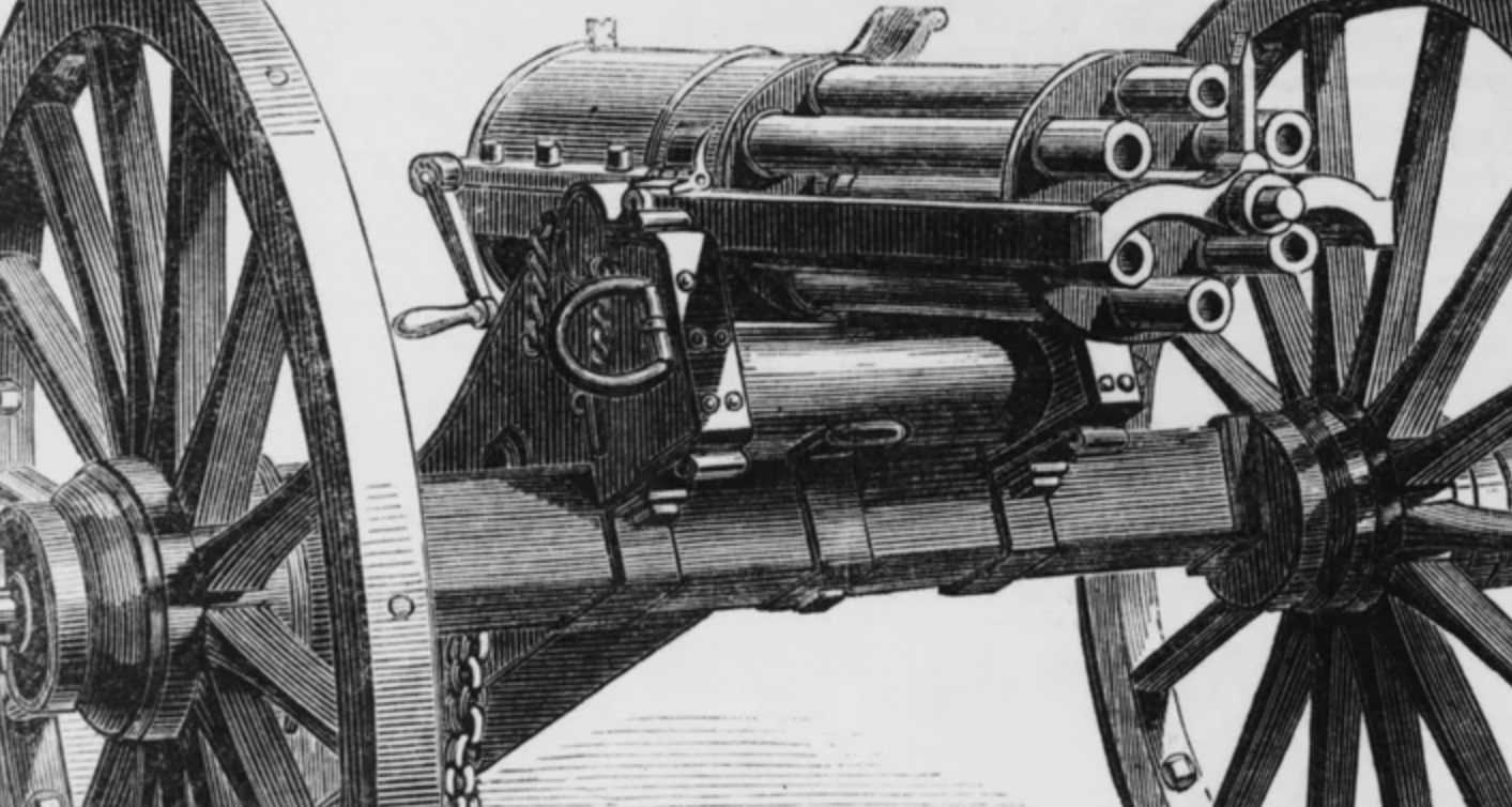 Nga mbjellës farash në armën që do të bënte kërdinë në luftë, historia e çuditshme e mitralozit të parë