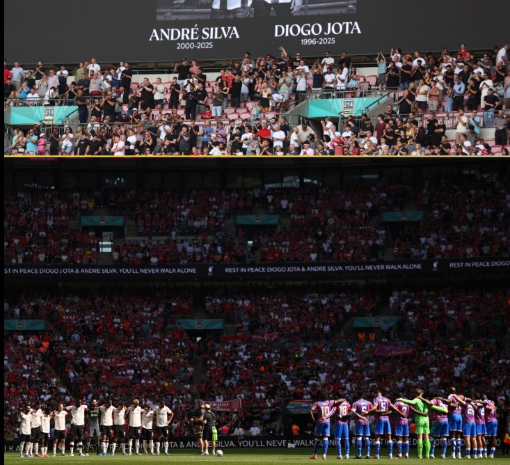 Ngjarje e turpshme në “Wembley”, tifozët ndërpresin heshtjen për 1 minutë në nder të Diogo Jota
