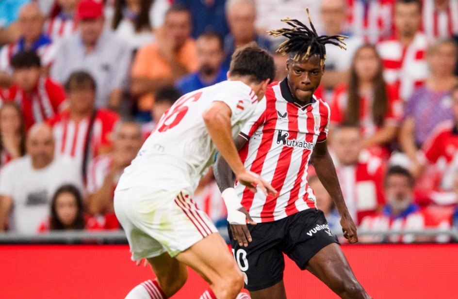 Nico Williams i jashtëzkonshëm, Athletic Bilbao dhe Sevilla dhurojnë spektakël. Në fund festojnë vendasit (video)