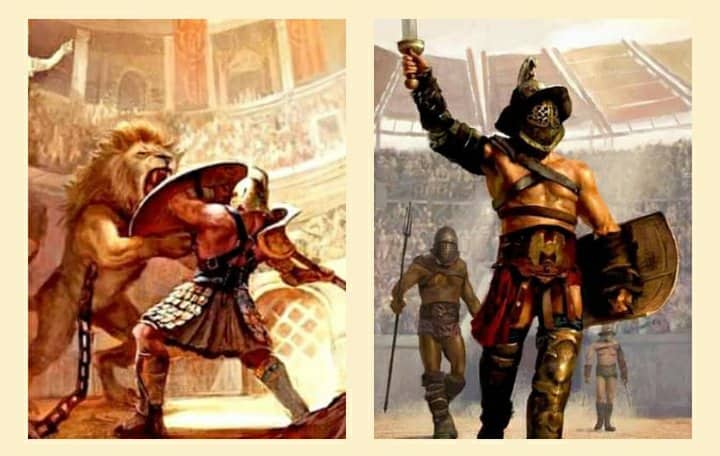 Një gladiator ishte një luftëtar i armatosur i cili e argëtonte audiencën e Republikës Romake dhe Perandorisë Romake