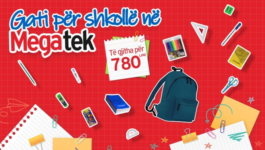 Oferta më e fundit në Megatek: Nise vitin e ri shkollor me mjetet më cilësore për fëmijët