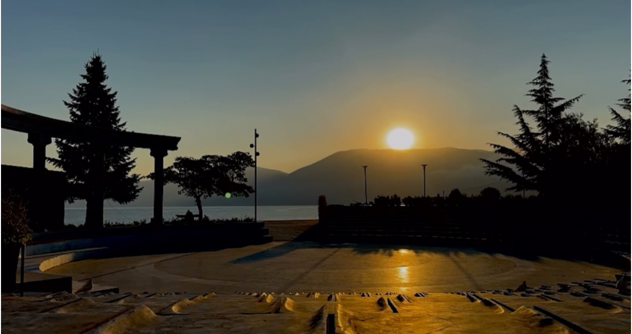 Pamje magjike nga lindja e diellit në Pogradec, Rama ndan pamjet