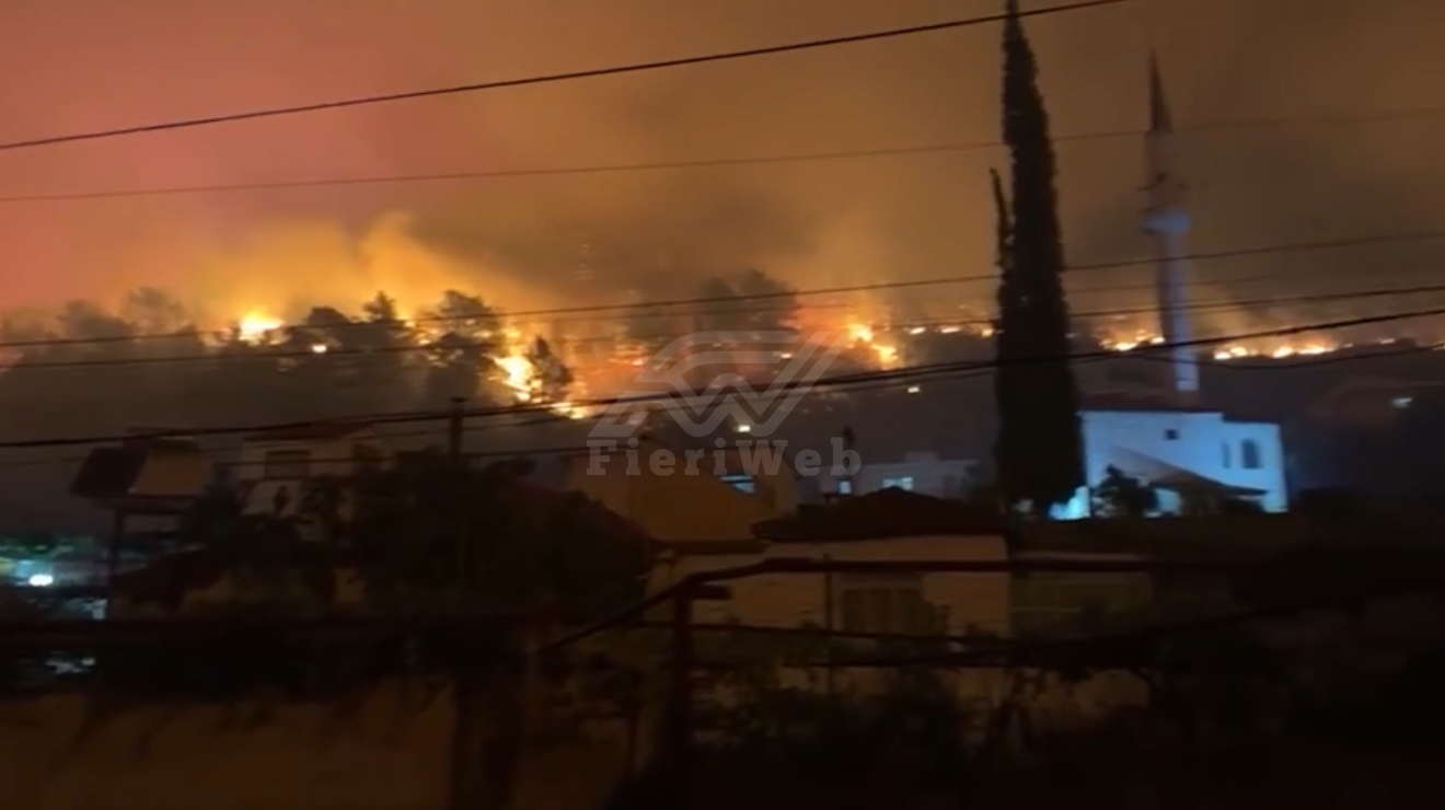 Përshkallëzohet zjarri në Delvinë, i afrohet spitalit! Evakuohen pacientë dhe staf, hiqen dhe bombolat e oksigjenit për të shmangur shpërthimet