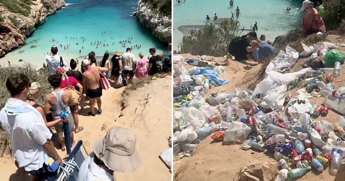 Plazhi sekret, “i pazbuluar” në Majorka, turistët e shndërruan në një vendgrumbullim mbeturinash