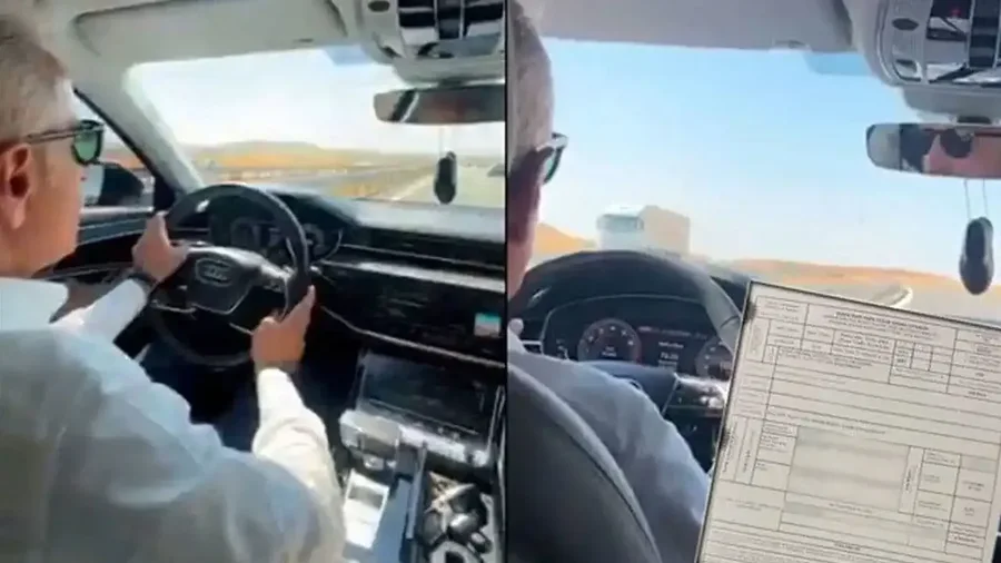 Postoi video duke ngarë makinën me 225 km/orë, ndëshkohet ministri i Transportit