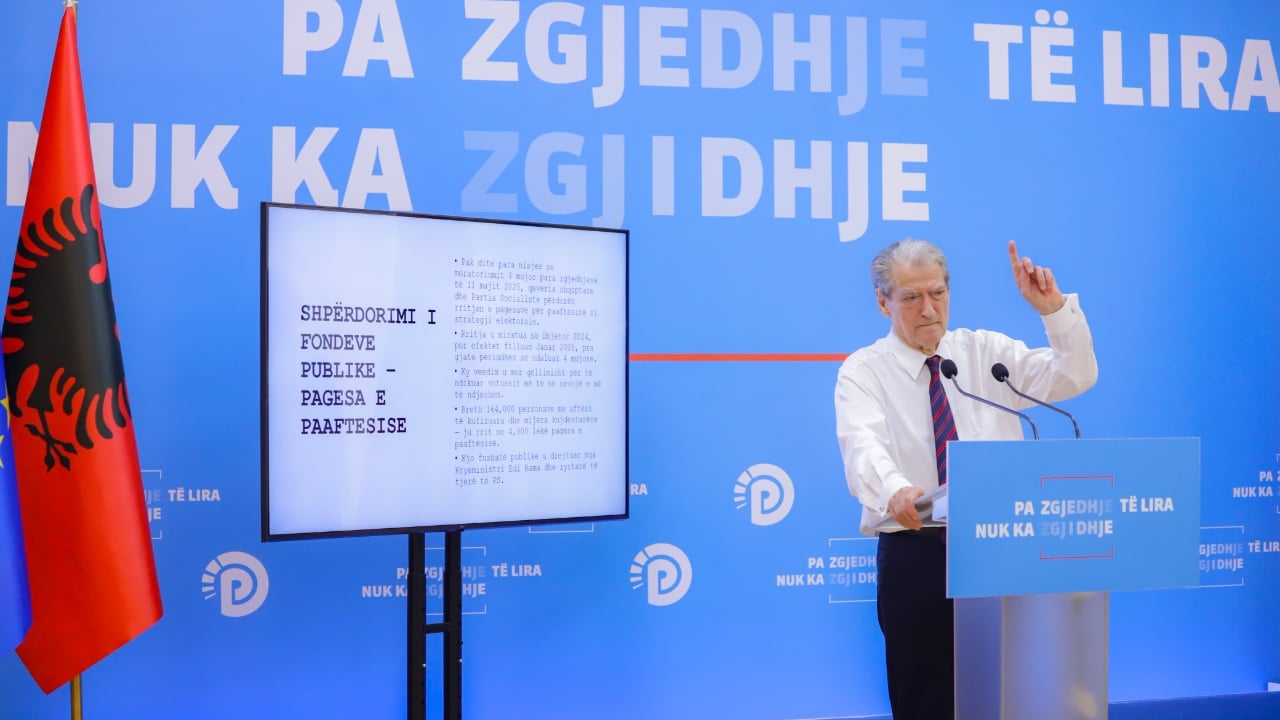 “Rama bleu votat”, Berisha: 200 mijë personave ju shpërndanë nga 40 euro gjatë fushatës elektorale