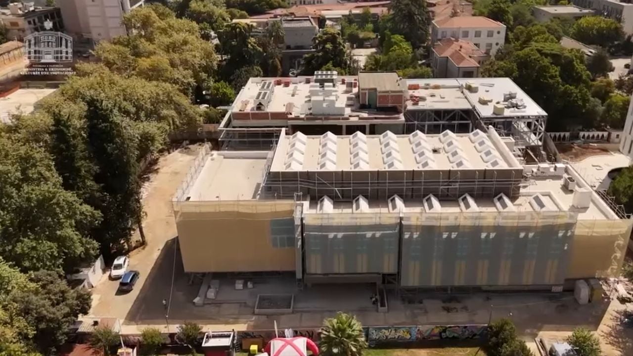 Rama ndan pamjet nga kantieri i Muzeut Kombëtar të Arteve të Bukura: Kushte të avancuara për ruajtjen e veprave