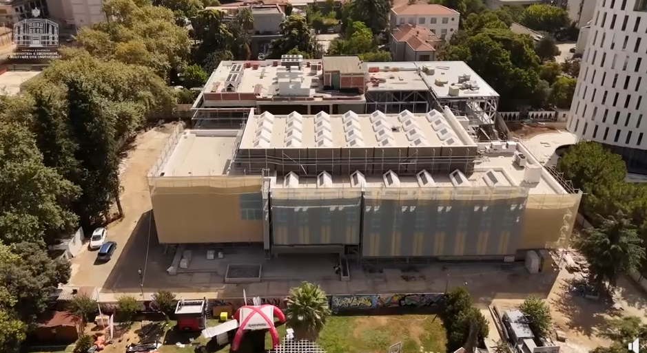 Rama publikon pamjet nga kantieri i Muzeut të Arteve të Bukura: Hapësirë moderne arti në zemër të Tiranës