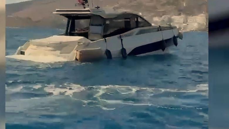 Rrezikuan jetën gjatë lundrimit në det, policia u shkon në ndihmë pushuesve në Sarandë e Palasë