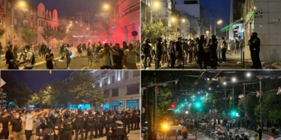 ‘Serbi zgjohu’/ Pas përplasjeve të dhunshme, studentët në Serbi njëftojnë sërish protesta në mbrëmje