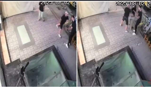 Sherri me thikë në Vlorë, dalin pamjet nga përleshja mes dy të rinjve