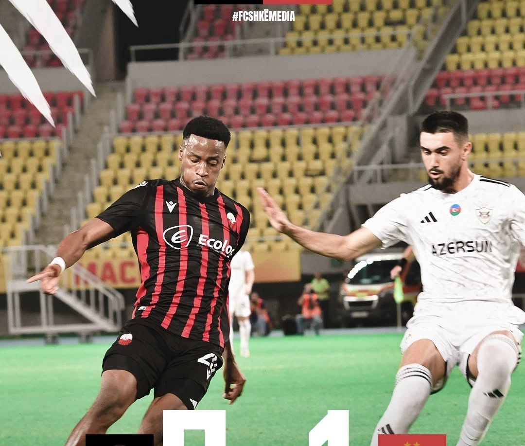 Shkëndija bie në ndeshjen e parë, Qarabag fiton në Champions
