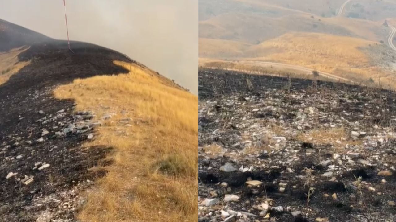 Shuhet zjarri pranë Lazaratit, zjarrfikësit dhe banorët izoluan vatrat që rrezikonin shtëpitë