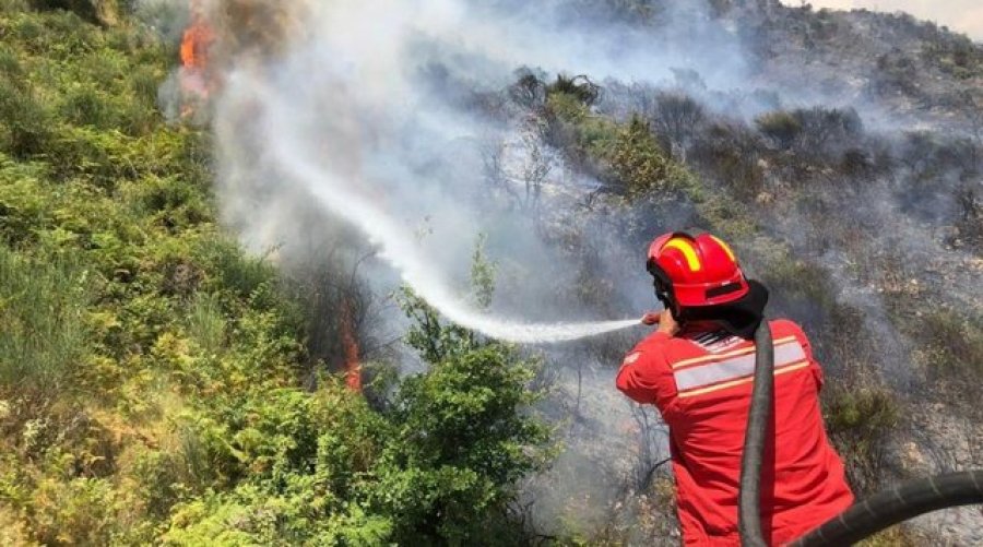 ‘Situata me zjarret’/ 4 vatra ende aktive, flakët rrezikojnë zona të banuara në Tiranë dhe Devoll