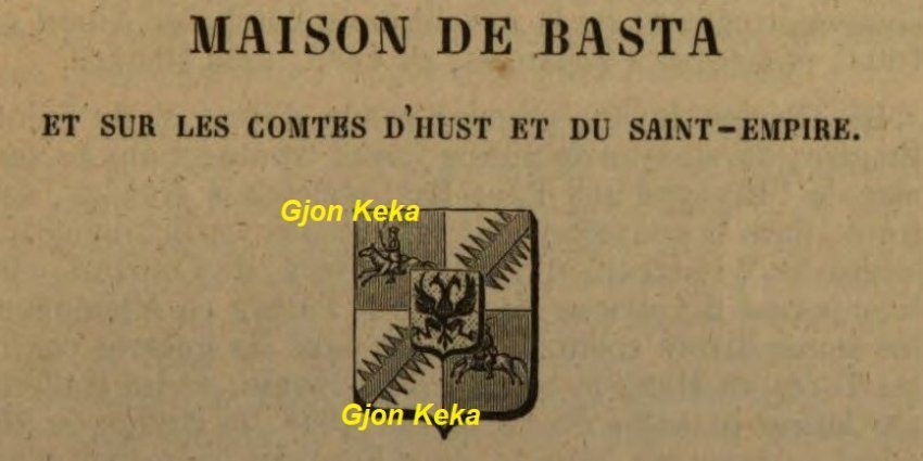 Stema e familjes fisnike Basta