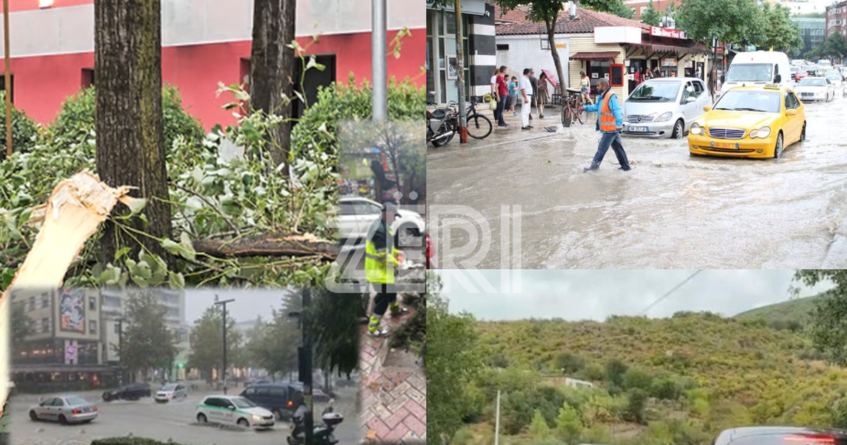Stuhia ‘goditi’ Shqipërinë një ditë më parë, bëhet bilanci i dëmeve: Permbytje, pemë të rrëzuara…