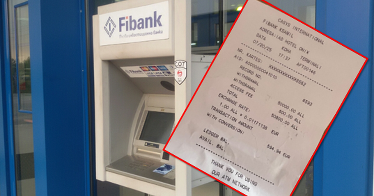 Tjetër rast nga Ksamili! FI Bank “zhvat” edhe turistin holandez, tërhoqi 500€ i mbajti 94€ komision