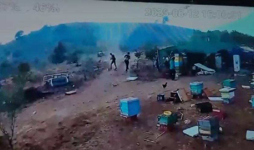 ‘Tornado’ pak para shpërthimit të zjarrit të madh në Delvinë, fenomeni natyror shkatërron kosheret e bletëve