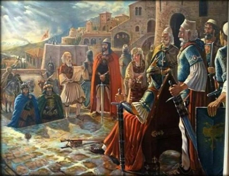 Tradhëtari më i tmerrshëm i Kombit Shqiptar;përballë hyjnorit GJERGJ KASTRIOTI”…