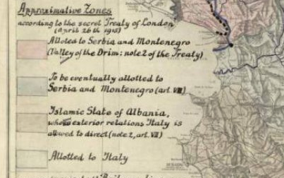 Traktati i fshehtë i Londrës 1915 kishte hartuar zhdukjen e Shqipërisë