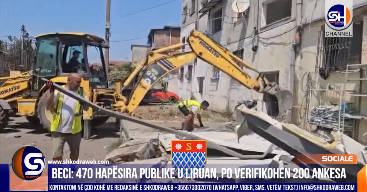 VIDEO – “Janë liruar mbi 470 hapësira publike”, Benet Beci: 200 ankesa të depozituara në portalin “Hapësira Ime”