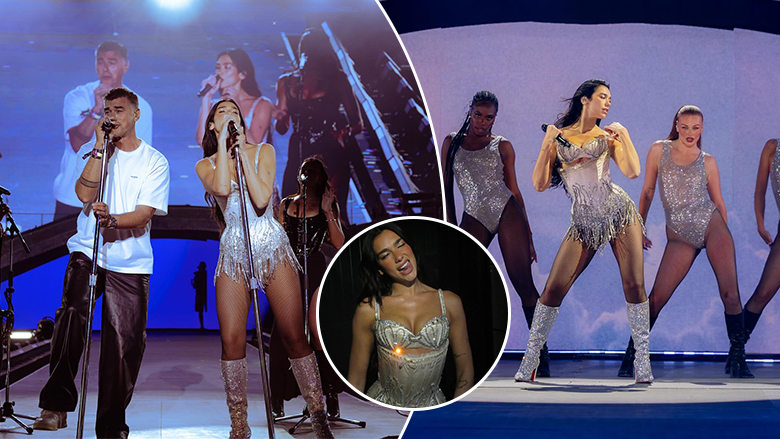 VIDEO/ ”Ju dua me krejt zemrën”, Dua Lipa emocionohet për natën e parë të ”Sunny Hill Festival”