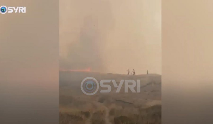 VIDEO/ Zjarri nga Delvina përhapet drejt Gjirokastrës, rrezikohet qyteti dhe fshati Lazarat