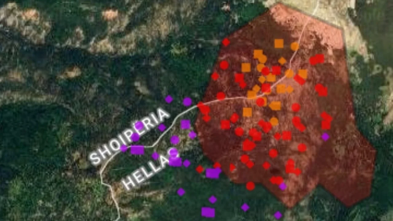 Vijon zjarri në afërsi të Parkut Natyror të Gërmenjës, zona në rrezik nga municionet