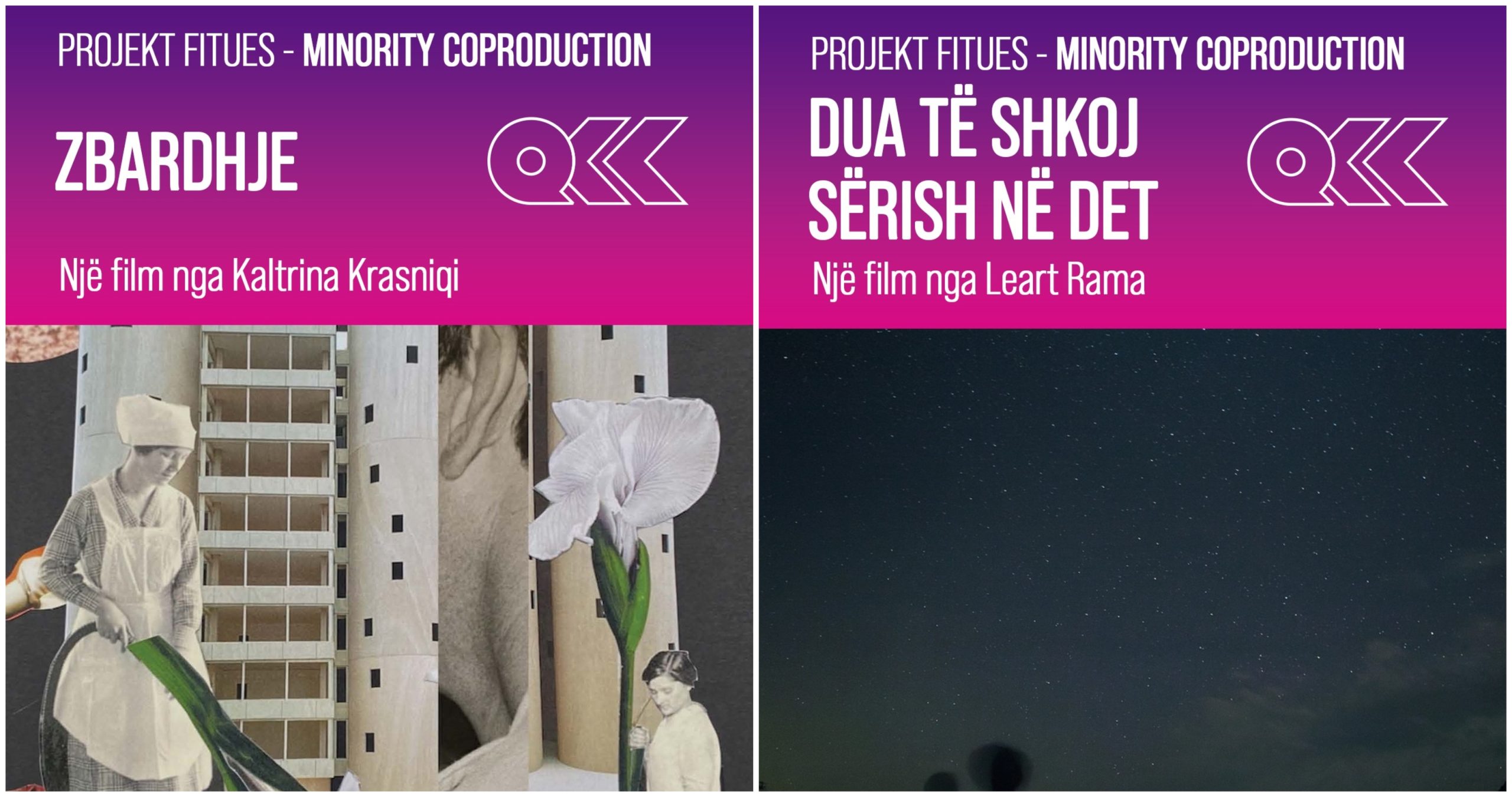 ‘Zbardhje’ dhe ‘Dua të shkoj sërish në det’ shpallen fitues të Koproduksioneve Minore nga QKK